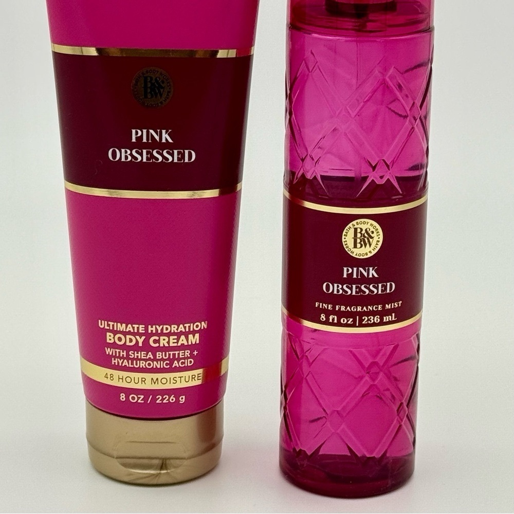 Bath and Body Works Pink Obsessed Everyday Luxuries Body Care Gift Set NWT - Picture 2 of 4